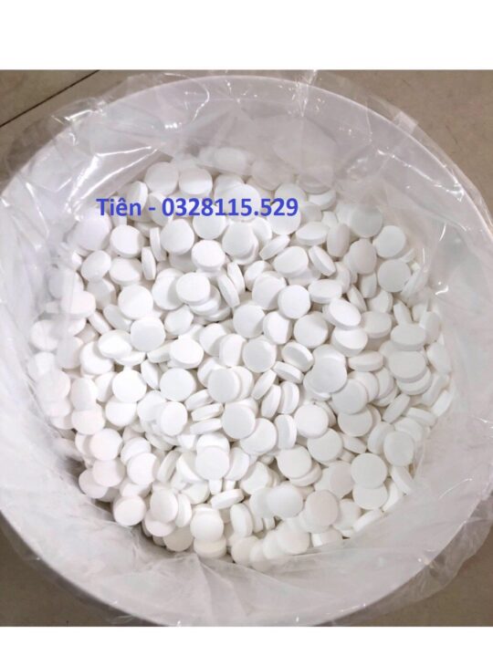 TCCA Viên 2G, TCCA viên xử lý nước, diệt khuẩn nước ao nuôi